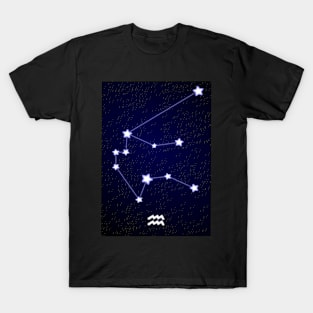 Aquarius Constellation T-Shirt